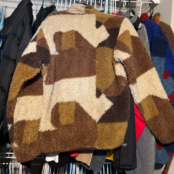 RARE Patagonia Bear Block Retro-X Deep Pile Jacket - Picture 3 of 5